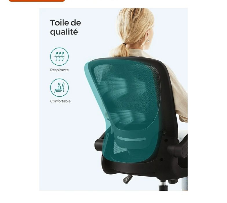 Scaun de birou ergonomic, songmics