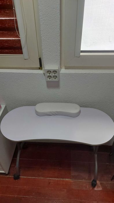 Masă pliabilă de manichiură, cu sertar VidaXL