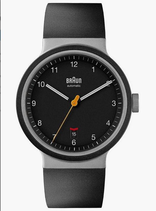 Braun механические часы с автоподзаводом диаметром 40 мм