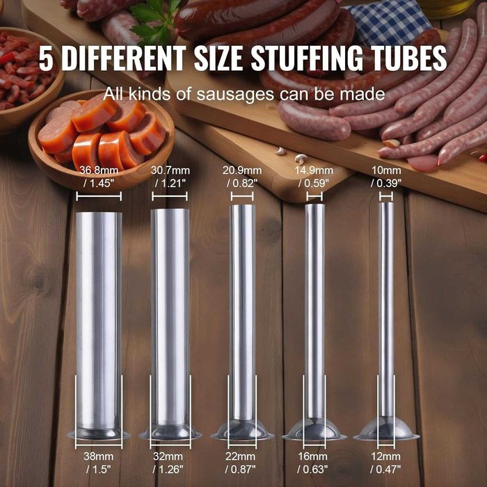 Mașină Profesională Umplut Cârnați 20L / 25L Electrică | Integral Inox | Carnatar | Sprit