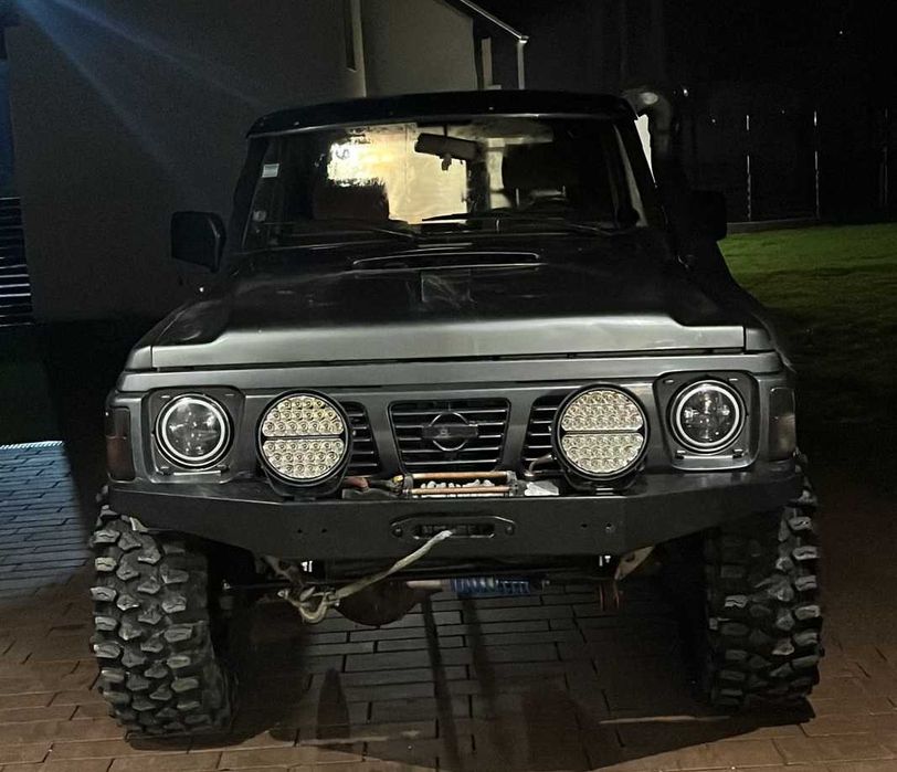 Bara Fata cu suport de troliu Nissan Patrol Y60 Noua