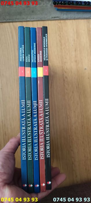 carte carti colectia istoria ilustrata a lumii 5 vol pret pe toate 5