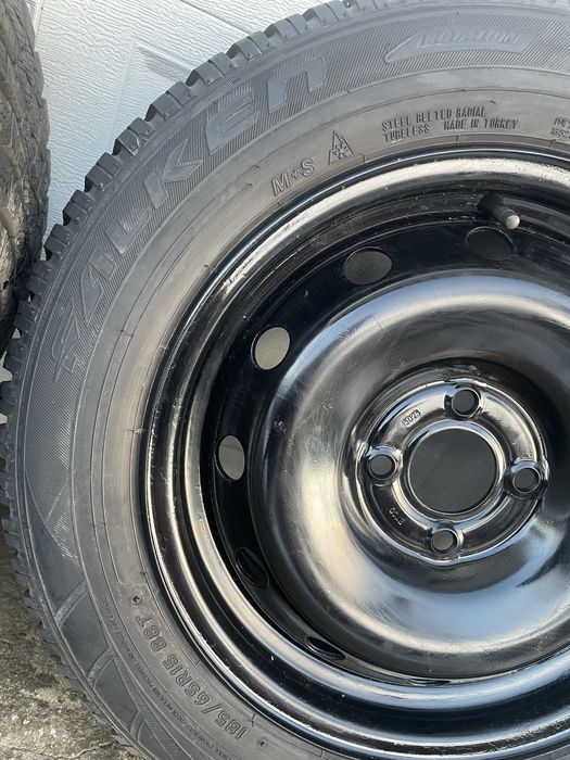 Jante logan ,anvelope 185 65 15 88T Falken dot 2021 iarna