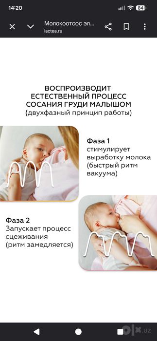 Молокоотсос электронный Б/у