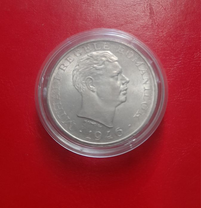 Monedă argint 100000 1946 Regele Mihai