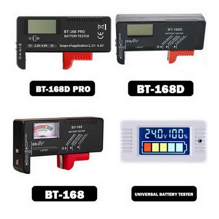 Тестер заряда батареек и аккумуляторов