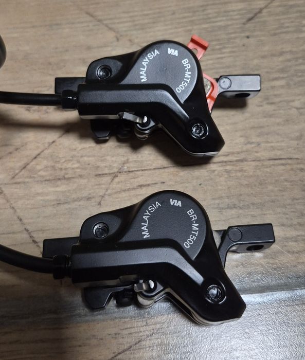 Set frâne hidraulice Shimano MT501 + MT500 NOU