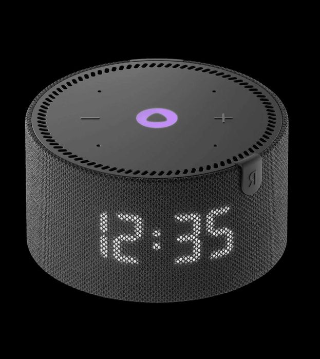 Умная колонка Яндекс Станция мини 2 с часами, цвет Черный