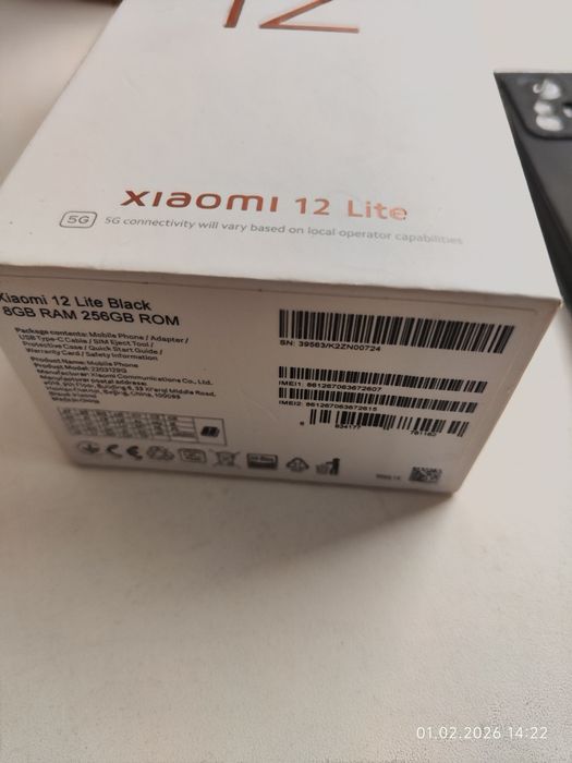 Телефон xiaomi 12 lite