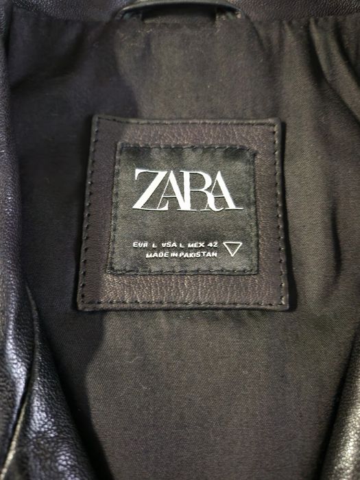 Jacheta piele naturala ZARA MAN , noua
