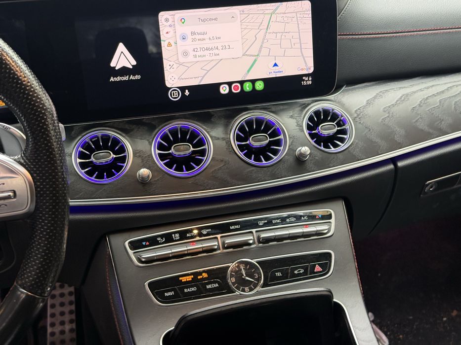 Амбиентно осветление + монтаж за Mercedes C Class W205 и GLC X253