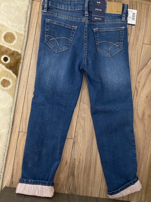 Джинсы утепленные на девочку