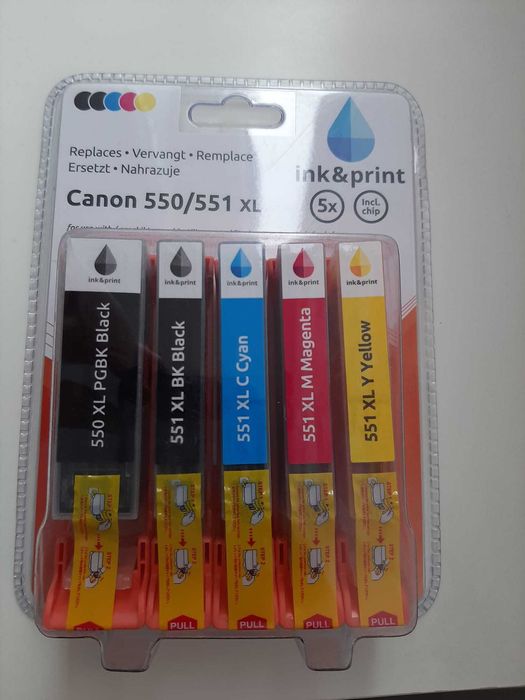 Set cartus, toner de cerneală compatibile Canon