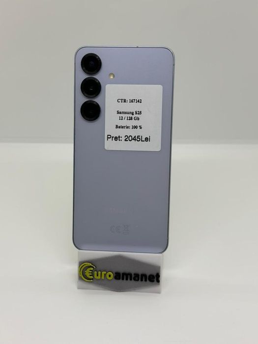 Telefon mobil Samsung Galaxy S25, 12GB RAM, 128GB -A-