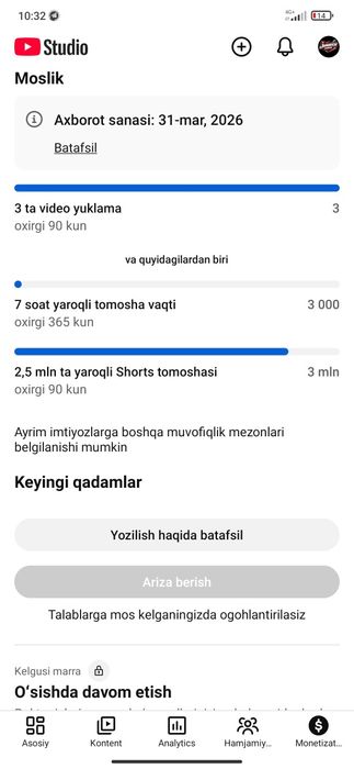 YouTube kanal sotiladi