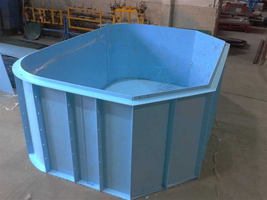 Sauna, xammom uchun polipropilen kupellar, tog'oralar, mini hovuzlar