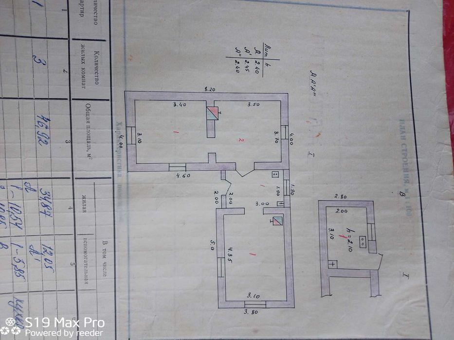 Чирчик Шахар юмолок 8 сотих 3 хона 29900$ свое без ремонт