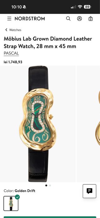 Ceas dama nou Pascal Möbius Diamond Watch, nou , in tiple