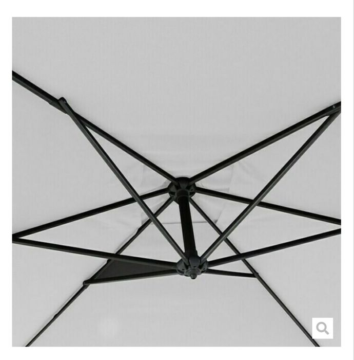 Чисто нов чадър с манивела SunFun Toscana Natur 200x250 см