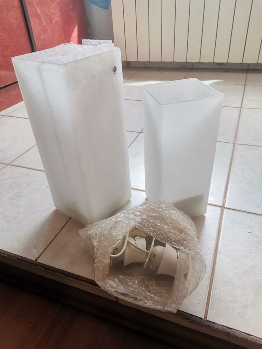 Set doua veioze albe