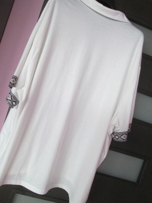 bluza alba vara barbati   6XL