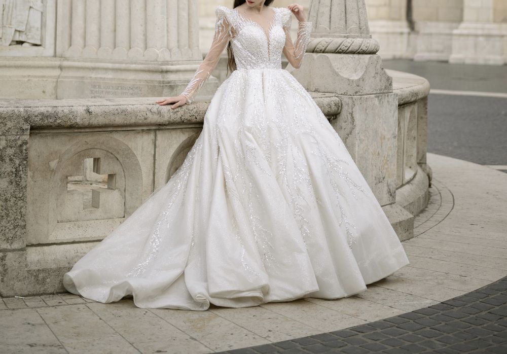 Rochie de mireasa tip printesa