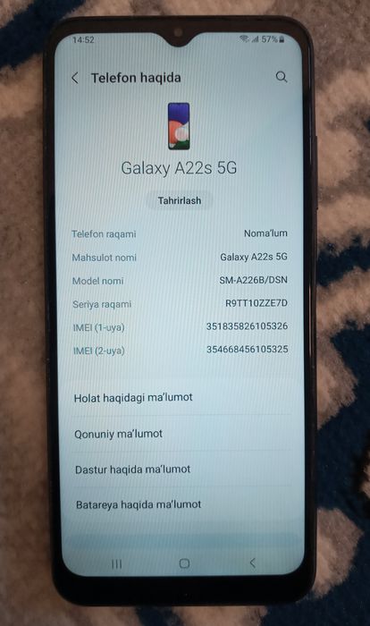 Samsung Galaxy A22 5G