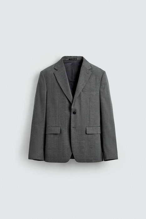 Кариран блейзър/сако Zara 56/XXL