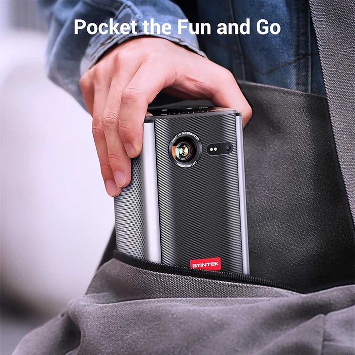 Преносим смарт 3D проектор BYINTEK P70 Android батерия