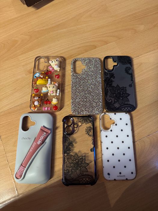 Калъфи за Iphone 16  Rhode и др 6 броя топ цена!
