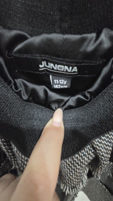 Черна детска пола Junona