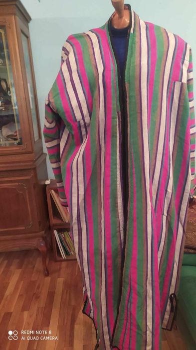 Чапан из бекасама ,винтаж