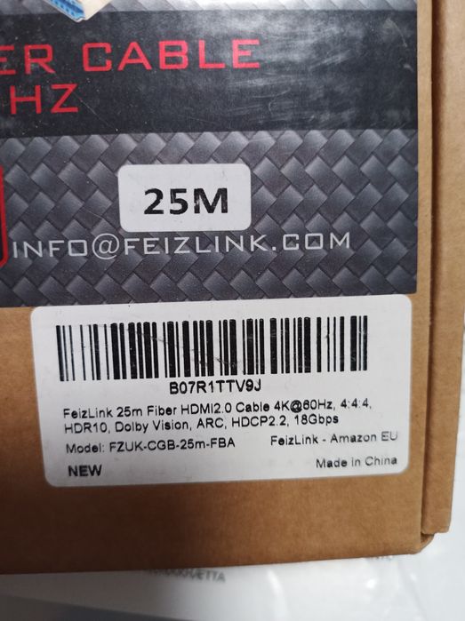 Cablu HDMI Feizlink Sigilat Fiber Cable 25M - 18GBPS - 4K 69Hz