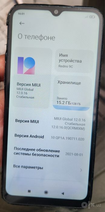 RedMi 9C, 2ta Sim joyi Ham iMeidan O'tgan...