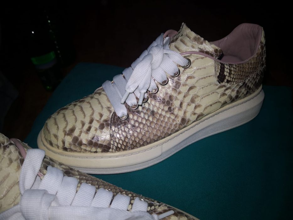 Sneakersi barbatesti din piele de piton  comanda  44