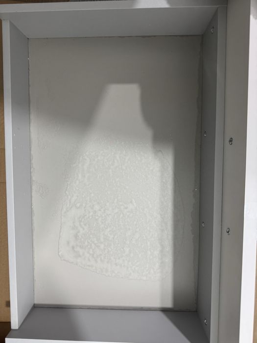 Masca baie +lavoar+baterie+ oglinda, Cersanit, cu sertare, alb, 60 x 45 x 49.5 cm