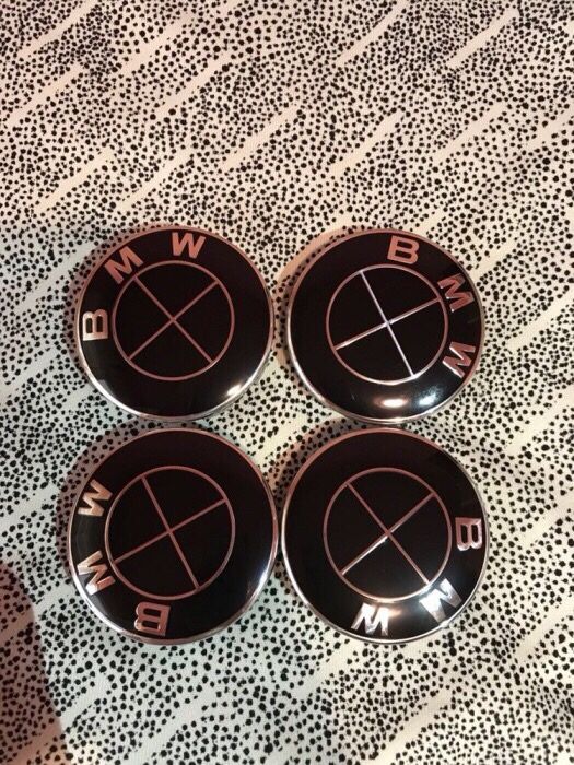 Capace roti jante aliaj negre BMW 68mm F10 E90 E60 X1 X3 X5 X6 F30