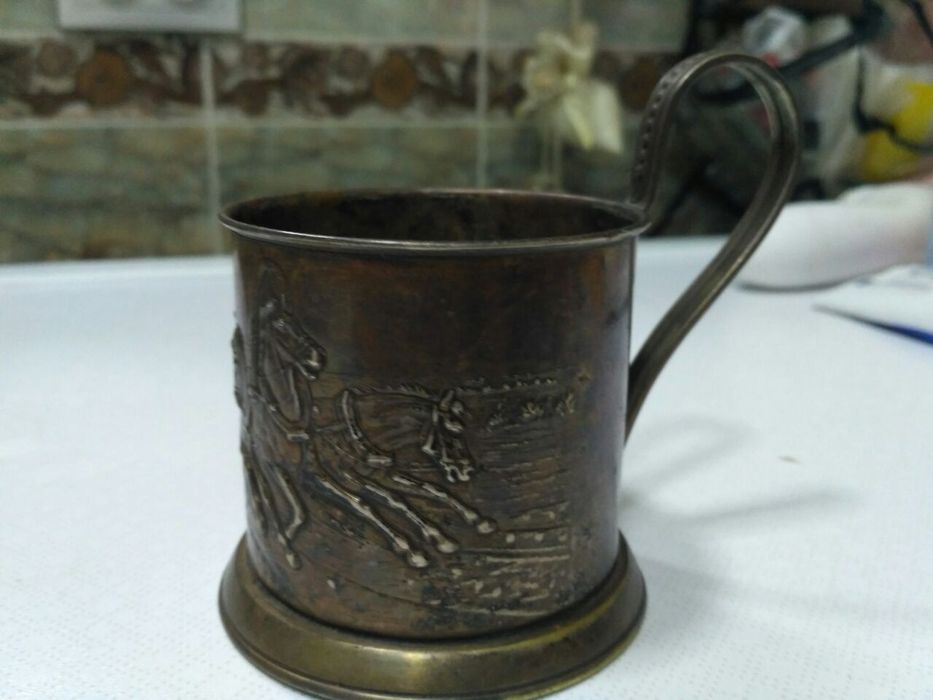 Мельхиоровый подстаканник