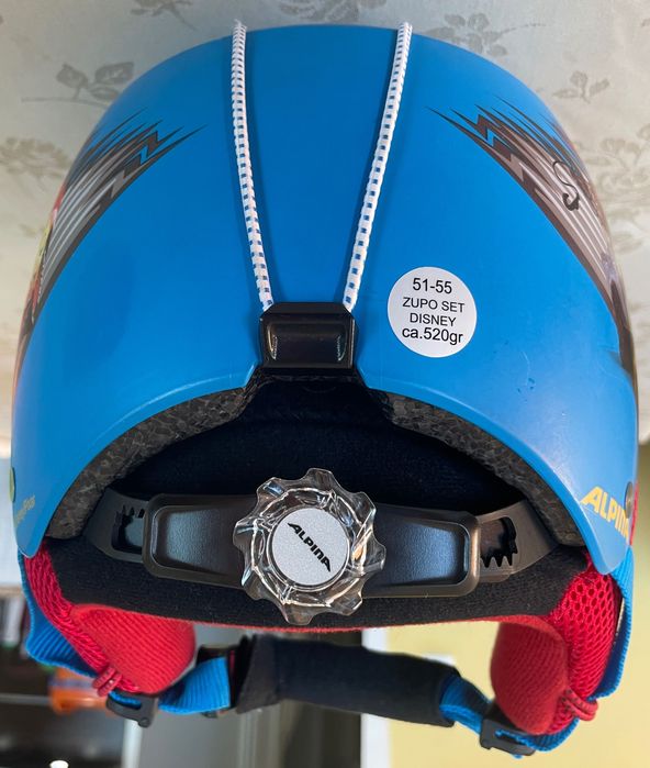 Детска ски каска Alpina ZUPO DISNEY SET Cars, размер 51-55