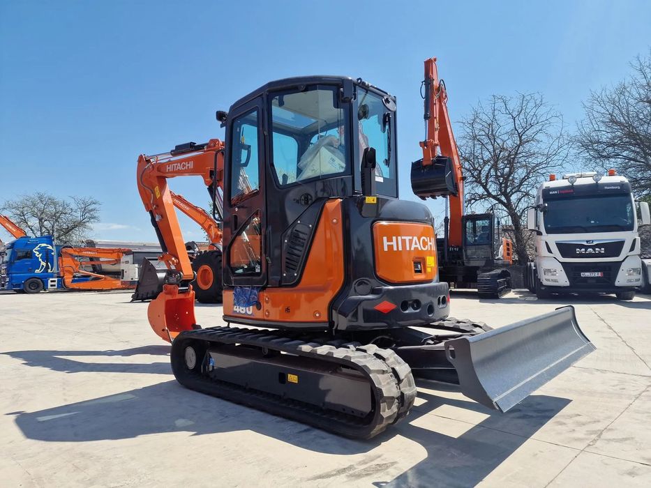 Hitachi ZX48, 5 tone, NOU, CUPLA RAPIDA+3 CUPE noi, Aer conditionat, Instalatia picon pe bratele de excavare, Computer de bord, produs in JAPONIA, posibilitate leasing 5 ani-PROMOTIE 54.500 EUR+Tva