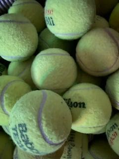 Мячи теннисные б/у
