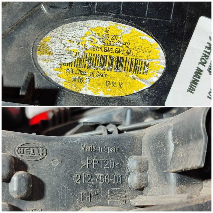 Stop aripă spate stânga Hatchback Seat Ibiza V KJ 2018 1.0 Benzină Cod OEM: 5F0945207C (5G3)