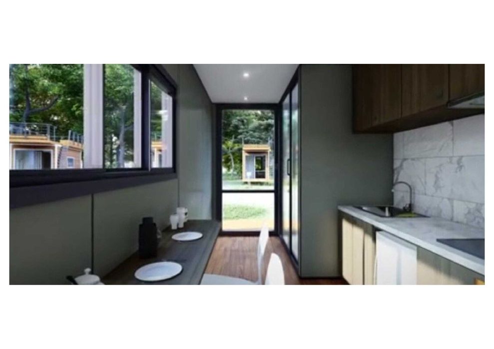 Бунгала, Сглобяеми къщи, Преместваеми 2.5м х 5м-12.5м2+12.5м2 тераса