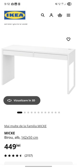 Birou IKEA Micke
