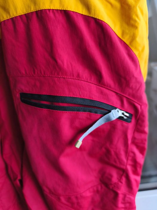 Pantaloni schi Techtonika rosu-mustar