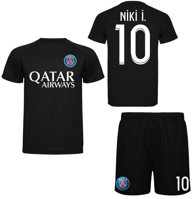 DRI-FIT футболни екипи PSG Paris / ПСЖ с ИМЕ и НОМЕР по ТВОЙ избор!