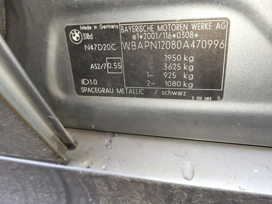 Piese auto bmw e90 facelift M pachet motor n47d20c 143cp