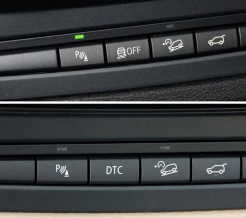 Бутон копче OFF DTC блокаж капаче BMW X5 X6 E70 E71 БМВ E70 E71 X5 X6 DSC контрол стабилност панел управление интериорен превключвател резервна част
