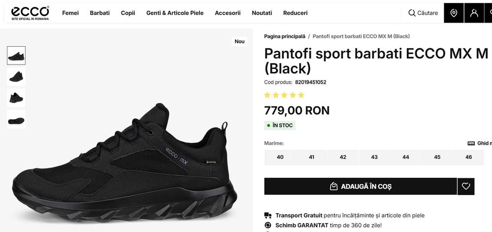 2 perechi pantofi Ecco MX albastru - maro