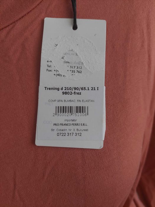 Trening set de stradă / casă roz pudrat peplum cambrat